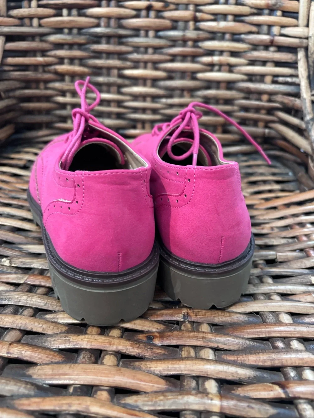 Journee Collection Pink Claudiya  Oxford Loafers  in size 8. Great condition!